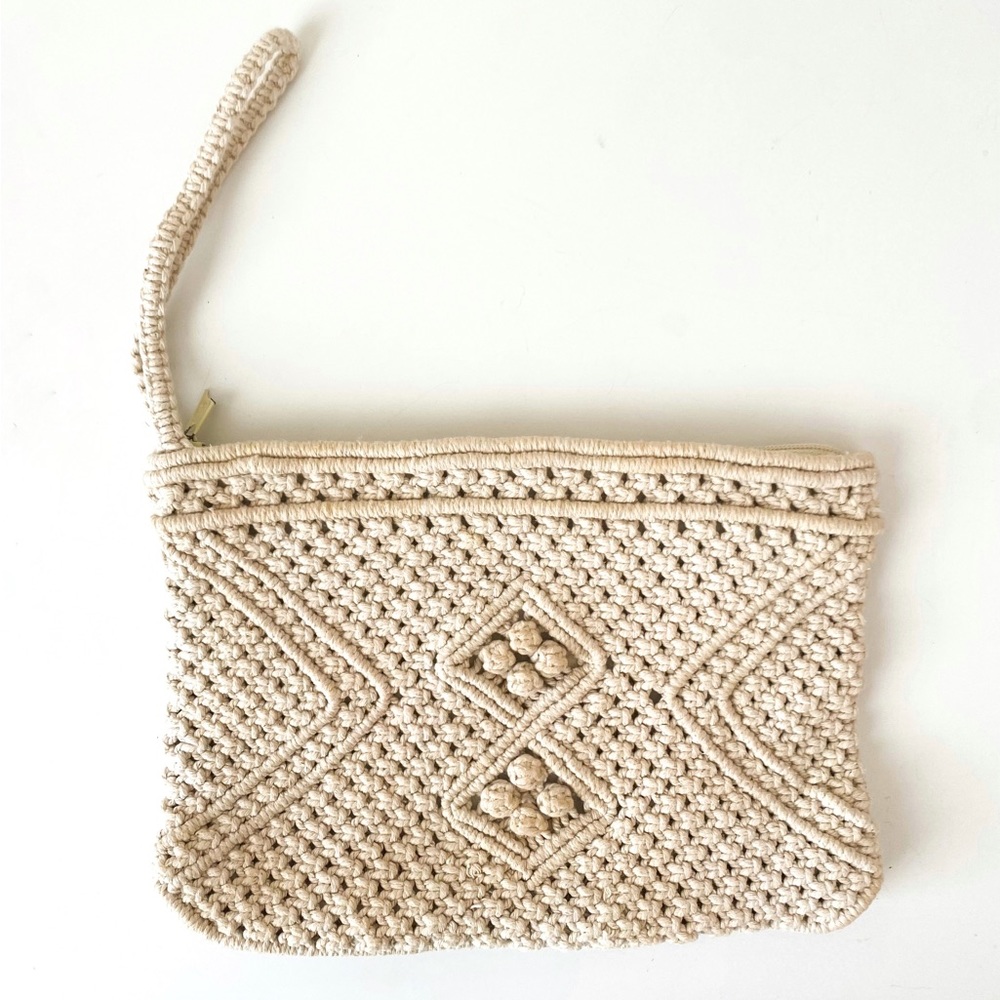 Vintage Crochet Wristlet